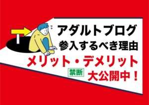 アダルトアフィリエイトブログのメリット・デメリット｜まだまだ稼げるジャンルなので是非チャレンジ
