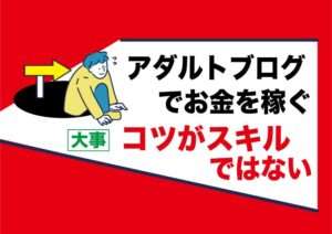 アダルトアフィリエイトブログでお金を稼ぐコツ|特別なスキルは必要なし|ファン作りが大事