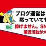 副業アダルトブログで稼ぐ為にはSNSと併用する事が大事｜待ち状態だけでは稼げない｜積極性が大切
